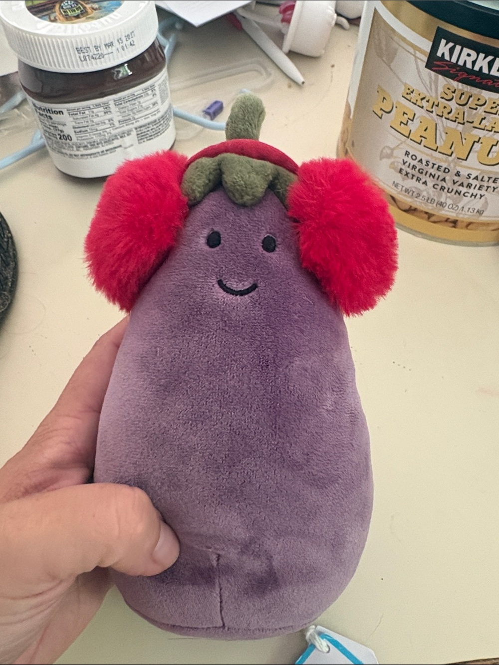 Jellycat Toastie Vivacious Red Eggplant - Retired - new
